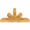 Ekena Millwork Saratoga Rough Sawn Timber Gable Bracket, Western Red Cedar, 36"W x 23"H x 4"D x 4"F, 15/12 Pitch GBW036X23X0404SAR00RWR - alternate 5